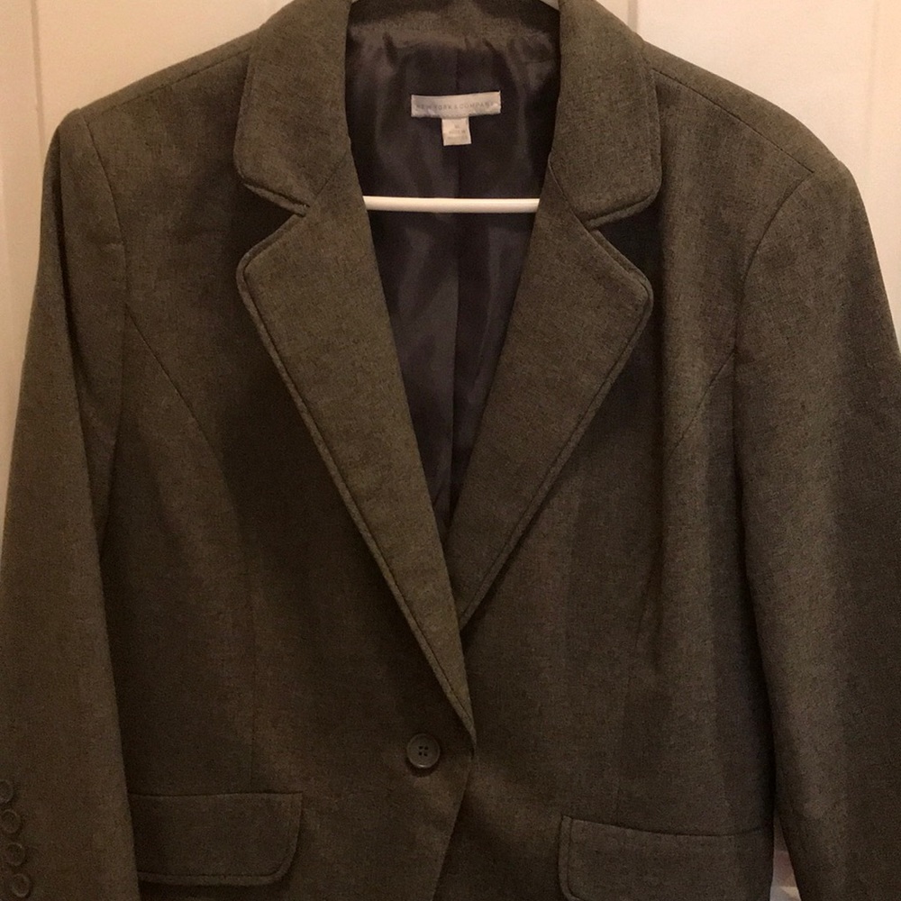 Almost new gray suit